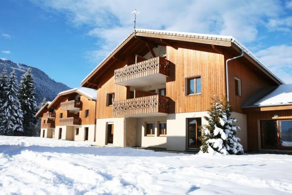 Appartement Rez-De-Chaussee, Cosy T3 4 A 6 Pers Avec Piscines Interieure & Exterieure A Samoens En Haute-Savoie ภายนอก รูปภาพ