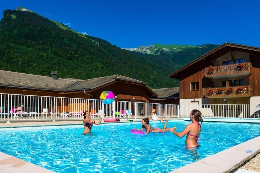 Appartement Rez-De-Chaussee, Cosy T3 4 A 6 Pers Avec Piscines Interieure & Exterieure A Samoens En Haute-Savoie ภายนอก รูปภาพ